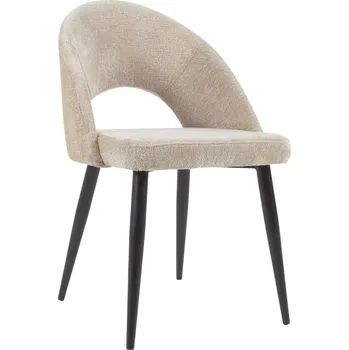 Jídelní židle Béžová žinylková jídelní židle Kave Home Mael