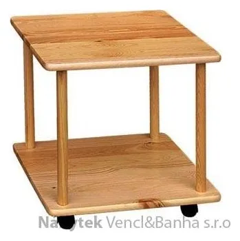 Konferenční stolek dřevěný barový stolek z masivního dřeva borovice drewfilip 29