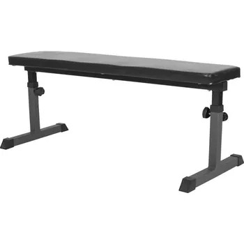 Posilovací lavice Gyronetics Nastavitelná plochá lavice, 112 x 46 x 56 cm
