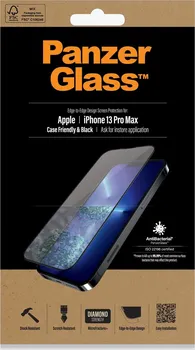 PanzerGlass ochranné sklo pro Apple iPhone 13 Pro Max černé