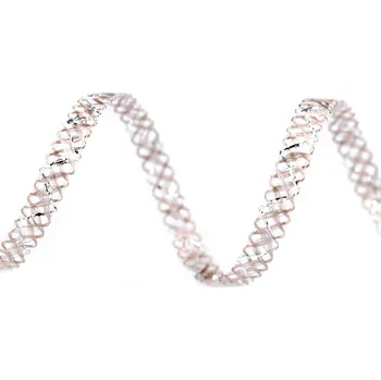 Stuha Stuha s lurexem šíře 8 mm béžová