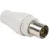 Anténní redukce Solight COAX zdířka přímá typ Itálie 10 ks