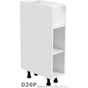 Kuchyňská skříňka kuchyňská skříňka dolní z laminátové DTD Aspen D20P gala