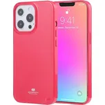 Goospery lesklý kryt z měkkého plastu pro iPhone 13 Pro - fuchsiový