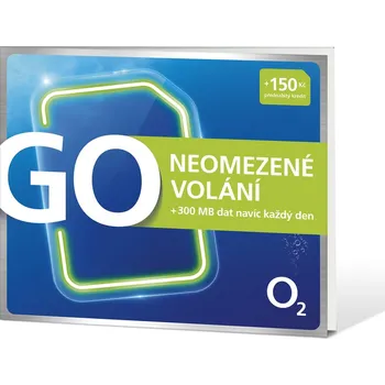 O2 SIM GO Neomezeně 150Kč 