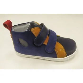 Dívčí tenisky OKBARE kotníčkové barefoot boty LIME BF D 2250 blue 30