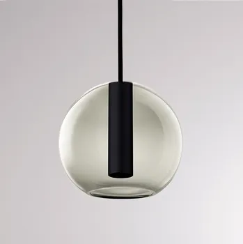 Molto Luce Závěsné skleněné svítidlo Trigga Loon Mini Barva: Šedá, Úhel reflektoru: 30°, Teplota chromatičnosti: 2700 Kelvinů 662-017020223690 Závěsné skleněné svítidlo Trigga Loon Mini