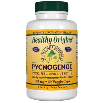 Přírodní produkt Healthy Origins Pycnogenol 100 mg 60 cps.
