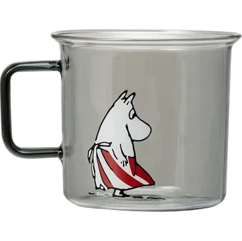 Skleněný hrnek Moominmamma 0,35l, čirý Muurla Muminci