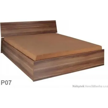 Postel Maridex moderní dvoulůžková postel z dřevotřísky 140x200 s úložným prostorem Penelopa P07 maride