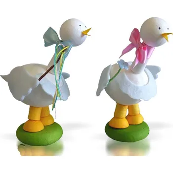 Velikonoční dekorace BD-Tova Velikonoční housata z buničiny - 1 pár