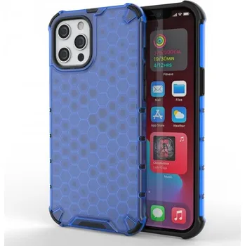 Pouzdro na mobilní telefon Kryt se strukturou včelí plástve pro iPhone 13 - modrý