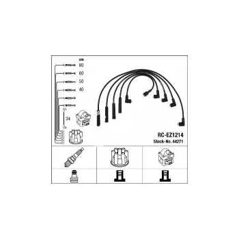 Zapalovací kabel Sada kabelů pro zapalování NGK RC-EZ1214