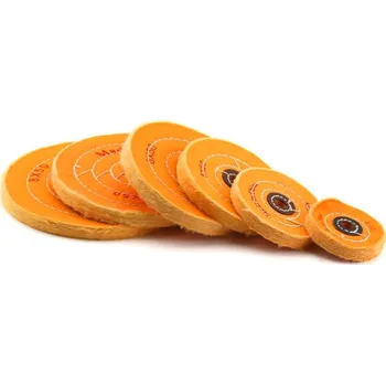 Lešticí kotouč Daitex s.r.o. Hadrový bavlněný kotouč leštící 125mm žlutý