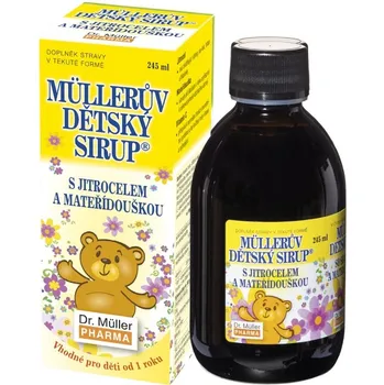 Dr. Müller Müllerův dětský sirup s jitrocelem a mateřídouškou 245 ml