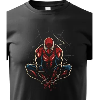 Chlapecké tričko Dětské tričko Spider man, Barva Černá, Velikost 158 cm/12 roků, Canvas Dětské tričko Bezvatriko.cz 0862