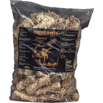 Podpalovač Svítr Podpalovač z dřevité hmoty smotky 100 ks