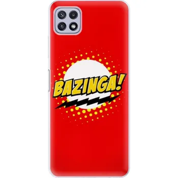 Pouzdro na mobilní telefon Silikonové pouzdro iSaprio - Samsung Galaxy A22 5G - Bazinga 01 (Odolný silikonový kryt, obal, pouzdro iSaprio - Samsung Galaxy A22 5G - Bazinga 01 - skvělá ochrana a pružnost, stylový UV potisk, lehkost, tiskne se v České republice)