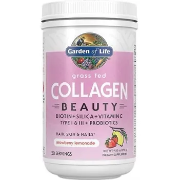 Kloubní výživa Garden of Life Collagen Beauty - jahoda a citrón - Kolagen 270g