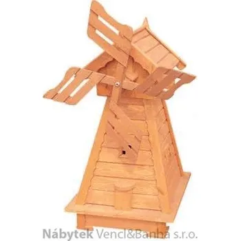 Zahradní dekorace dřevěná dekorace, dřevěný zahradní dekorační větrný mlýn drewfilip 66