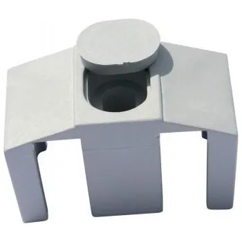 Příslušenství pro plot Příchytka pro panely 3D classic pro sloupek 40x60 PVC šedá