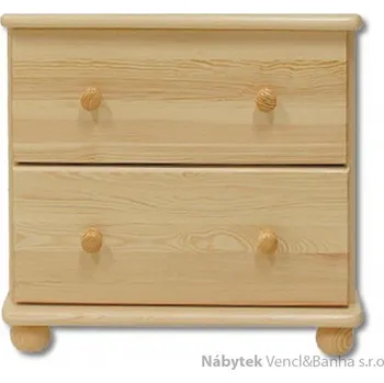 Ložnice Drewmax Dřevěná komoda, prádelník z masivního dřeva borovice KD103 Pacyg