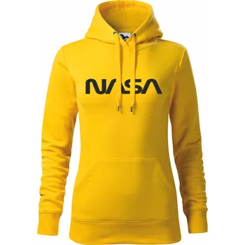 Dámská mikina Dámská mikina s nápisem NASA žlutá