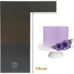 Caketools Cukrářská obrysová karta z nerezové oceli - ostrý roh 15cm