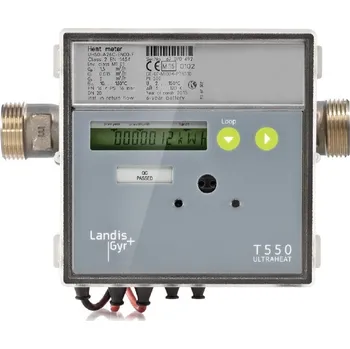 Landis + Gyr Ultrazvukový měřič tepla Ultraheat T550 (UH50...), Landis + Gyr, G3/4", 110 mm, Qp = 1,5 m3/hod