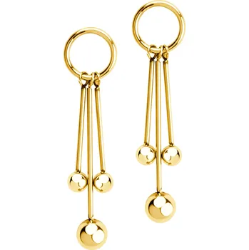 Náušnice BRUNOshop.cz Visací náušnice KULIČKY GOLD