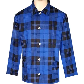 Pánské pyžamo Pánský Pyžamový Kabátek Flanelový FOLTÝN PPKF21 Velikost: 2XL, Materiál: Flanel