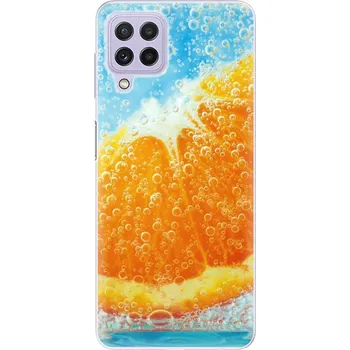 Pouzdro na mobilní telefon Odolné silikonové pouzdro iSaprio - Orange Water - Samsung Galaxy A22