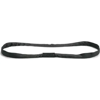 Tažné lano Nekonečná černá kruhová smyčka s ocelovým jádrem - balení Nosnost: 2000 kg, Délka: 2,5 m