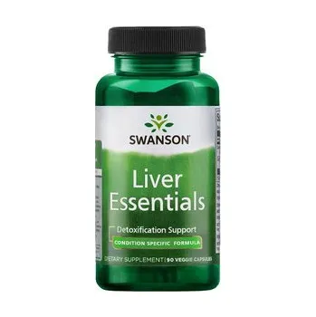 Swanson Liver Essentials Doplněk stravy pro zdravou funkci jater 90 ks, vegetariánská kapsle