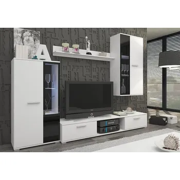 Obývací stěna Obývací Stěna 240cm Salsa Bílá