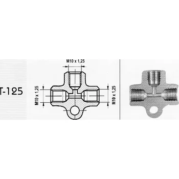 Sroubovy spoj kabelu, , WP, WPT125