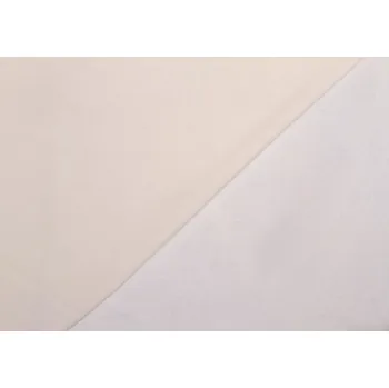 Teplákovina počesaná bílá 05650/050