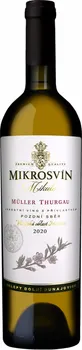 Víno Mikrosvín Müller Thurgau Flower Line 2020 pozdní sběr 0,75 l