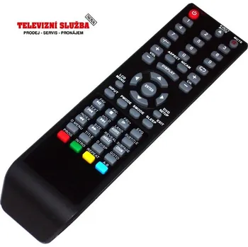 Dálkový ovladač TV - ECG K70 černý