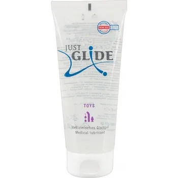Lubrikační gel Just Glide Toys 200 ml, lubrikant na vodní bázi pro erotické pomůcky
