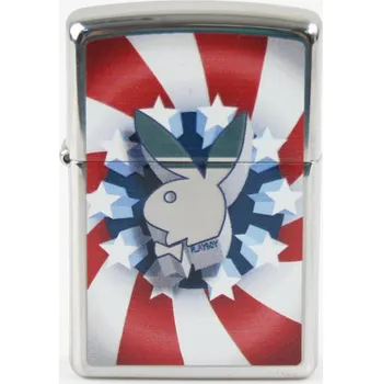 Zippo chrom poliert color Playboy Red White Blue 2003139