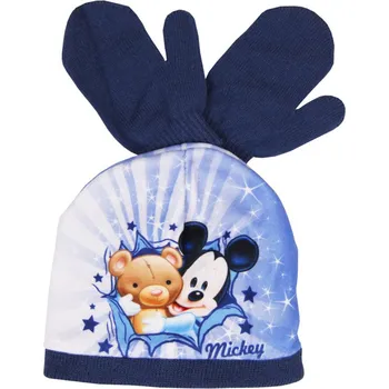 Mickey Mouse tmavě modrý zimní set Velikost: 50