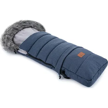 Fusak Zimní fusak HappyBee Combi LENY s kožíškem Blue