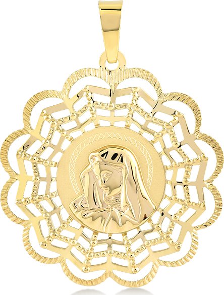 Lillian Vassago Zlatý přívěsek madonka LLV37-GP060