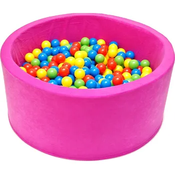 Dětský bazének Welox Dětský bazének s míčky Růžový