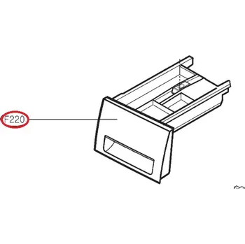 Originální šuplík násypky AGL74433908 pro pračku LG