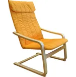 Křeslo LISA oranžové K79