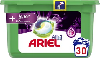 Tableta na praní Ariel All-In-1 Pods + Lenor Unstoppables 30 ks