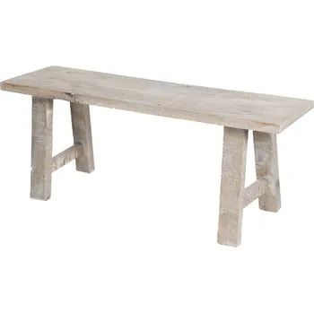 Stolička Dekorační stolička z neopracovaného dřeva - 48*13*28 cm