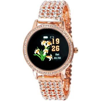 Chytré hodinky OXE Smart Watch Stone LW20 Rose Gold